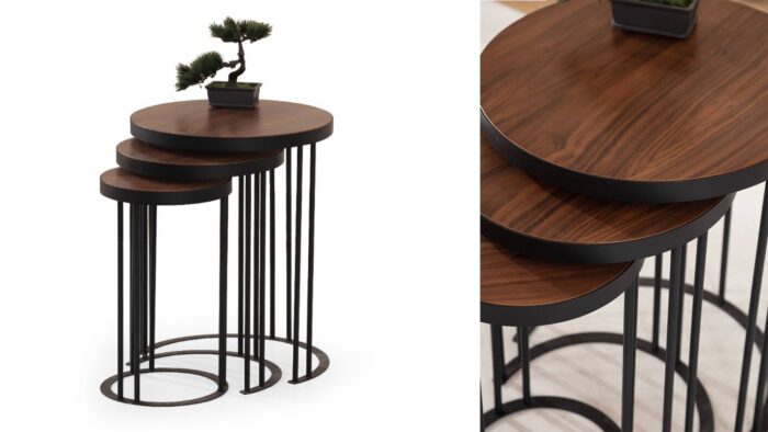 STORY ZİGON SEHPA CEVİZ - Görsel 3