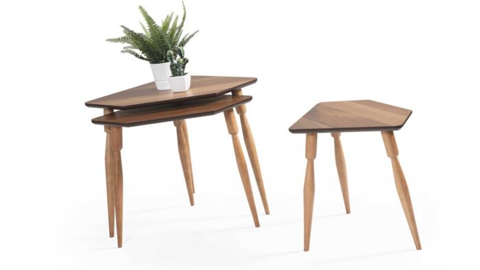 ZEN ZİGON SEHPA CEVİZ - Görsel 2